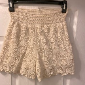 Lace shorts